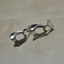 Load image into Gallery viewer, Sterling Silver Aire Drop Earrings
