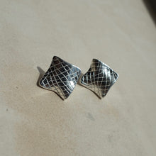 Load image into Gallery viewer, Aura Sterling Silver Stud Earrings
